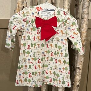 Powell Craft Little Riding hood dress. 2-3y. Professionally cleaned.